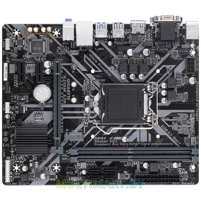Материнская плата Gigabyte H310M S2H (rev. 1.2)